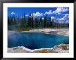 Steam Rising From Abyss Pool In West Thumb Geyser Basin, Yellowstone National Park, Usa by John Elk Iii Limited Edition Print