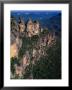 Three Sisters Rock Formation, Katoomba Blue Mountains National Park, New South Wales, Australia by Barnett Ross Limited Edition Print