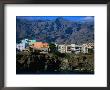 Buildings Of Town With Mountains Behind, Porto Novo, Cape Verde by Frances Linzee Gordon Limited Edition Pricing Art Print