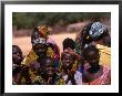 Local Village Children Colourfully Attired On Niger River, Mali by Patrick Syder Limited Edition Print