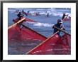 Net Fishing For Brine On Southern Coast, North Of Salinas, Salinas, Ecuador by John Maier Jr. Limited Edition Print