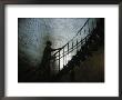 Man Climbs The Staircase Inside The Currituck Beach Lighthouse by Stephen Alvarez Limited Edition Print