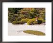 Bushes And Pagoda-Style Lamp In The Japanese Gardens, Washington Park, Portland, Oregon, Usa by Janis Miglavs Limited Edition Print