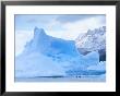 People Kayaking Near Floating Icebergs, Lago Gray, Torres Del Paine National Park, Patagonia by Marco Simoni Limited Edition Print