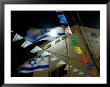 Light Shinning Through The Flag Of Israel, Low Angle View by Keenpress Limited Edition Print