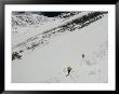 Two Mount Everest Expedition Members Climbing A Steep Mountain Slope by Barry Bishop Limited Edition Pricing Art Print