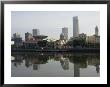 Parliament Buildings From Boat Quay, Singapore, Southeast Asia by Amanda Hall Limited Edition Print