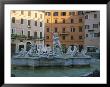 Bernini's Fountain Of The Four Rivers In Piazza Navona by Taylor S. Kennedy Limited Edition Print