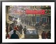 A Street Scene In Kathmandu by Michael Melford Limited Edition Print