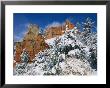 Red Rock Formations Poke Through A Late Winter Snow by Raymond Gehman Limited Edition Pricing Art Print
