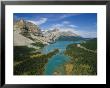 The Talus Slopes Of Crowfoot Mountain Sweep To Bow Lake by George F. Mobley Limited Edition Print