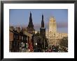 View Up Woodhouse Lane To Clock Tower Of The Parkinson Building, Leeds, Yorkshire, England by Adam Woolfitt Limited Edition Print