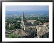 View Over Village And Church To Luberon Countryside, Bonnieux, Vaucluse, Provence, France by Ruth Tomlinson Limited Edition Print