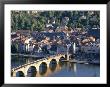 Old Town, Old Bridge And River Neckar, Heidelberg, Baden-Wurttemberg, Germany by Hans Peter Merten Limited Edition Print