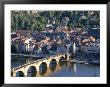 Old Town, Old Bridge And River Neckar, Heidelberg, Baden-Wurttemberg, Germany by Hans Peter Merten Limited Edition Print