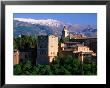 Alhambra Seen From Mirador San Nicolas In Albaicin District, Granada, Andalucia, Spain by David Tomlinson Limited Edition Pricing Art Print