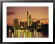 City Skyline At Sunset, Frankfurt-Am-Main, Hessen, Germany, Europe by Roy Rainford Limited Edition Print