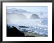 Overhead Of Walkers, Cannon Beach, Ecola State Park, U.S.A. by Ann Cecil Limited Edition Print