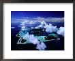 Aerial View Of Islands And Surrounding Reefs, French Polynesia by Manfred Gottschalk Limited Edition Print