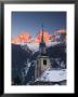 Eglise St. Michel, French Alps, Chamonix, France by Walter Bibikow Limited Edition Print