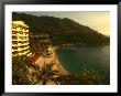 La Jolla De Mismaloya Hotel In Mismaloya Bay At Sunset, Puerto Vallarta, Mexico by Anthony Plummer Limited Edition Pricing Art Print