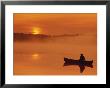 Person Canoeing At Sunrise by Ken Wardius Limited Edition Print