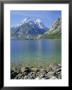 Tetons And Jenny Lake, Grand Teton National Park, Wyoming, Usa by G Richardson Limited Edition Print