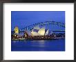 Opera House And Sydney Harbour Bridge, Sydney, New South Wales, Australia by Gavin Hellier Limited Edition Print