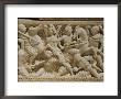 Marble Sarcophagus Depicting Greeks And Amazons, Found At Tell Barak Near Caesarea by Maynard Owen Williams Limited Edition Print