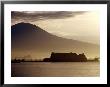 Castel Dell'ovo And Vesuvius In Background, Naples, Italy by Jean-Bernard Carillet Limited Edition Print