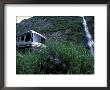 Rv And Bridal Veil Falls In Keystone Canyon, Valdez, Alaska, Usa by Paul Souders Limited Edition Pricing Art Print
