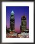 Bank Of America Corporate Center (Left) And Hearst Tower At Dusk, Charlotte, Usa by Richard Cummins Limited Edition Pricing Art Print