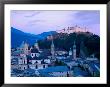 Sunset View Over City, Salzburg, Austria by Walter Bibikow Limited Edition Print