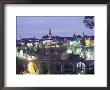 City Skyline At Dusk, Luxembourg City, Luxembourg, Europe by Gavin Hellier Limited Edition Print