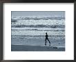A Person Jogs Along The Beach by David Boyer Limited Edition Print