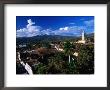 Township With Sierra Del Escambray In Distance, Trinidad, Sancti Spiritus, Cuba by Shannon Nace Limited Edition Print