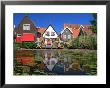 Waterfront Houses, Volendam, North Holland by Walter Bibikow Limited Edition Print