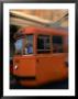 Orange Tram Moving, Naples, Italy by Martin Moos Limited Edition Print