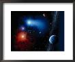 Space Illustration Titled Novae Stella by Ron Russell Limited Edition Print