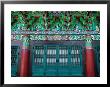 Doors, Entry Pillars And Ornate Detail At Pomosa Temple, Busan, Gyeongsangnam-Do, South Korea by Richard I'anson Limited Edition Print