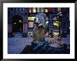Water Fountain And Bust Of Chief Seattle In Pioneer Place Park, Seattle, Washington, Usa by Lawrence Worcester Limited Edition Pricing Art Print