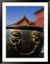 Gilt Pot In Front Of Yang Xing Gate, Forbidden City, Beijing, China by Diana Mayfield Limited Edition Print