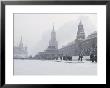 View Of Red Square In The Snow by W. Robert Moore Limited Edition Pricing Art Print