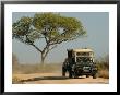 Truck On Road In Kruger National Park by Keith Levit Limited Edition Print