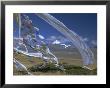 Prayer Flags On Top Of Low Pass On Barga Plain, With Mount Kailas (Kailash) Beyond, Tibet, China by Anthony Waltham Limited Edition Print