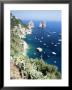 View Over Southern Coast To The Faraglioni Rocks, Island Of Capri, Campania, Italy, Mediterranean by Ruth Tomlinson Limited Edition Print