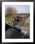 Marsworth Locks, Grand Union Canal, The Chilterns, Buckinghamshire, England, United Kingdom by David Hughes Limited Edition Print