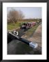 Marsworth Locks, Grand Union Canal, The Chilterns, Buckinghamshire, England, United Kingdom by David Hughes Limited Edition Print