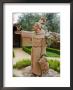 St. Francis Statue At The St. Francis Vineyards And Winery, Sonoma Valley, California, Usa by Julie Eggers Limited Edition Print