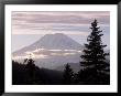 Mt. Rainier With Clouds, Mt. Rainier National Park, Wa by Cheyenne Rouse Limited Edition Pricing Art Print
